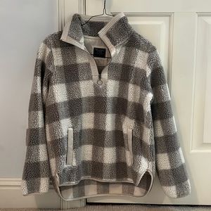 Abercrombie quarter zip fleece